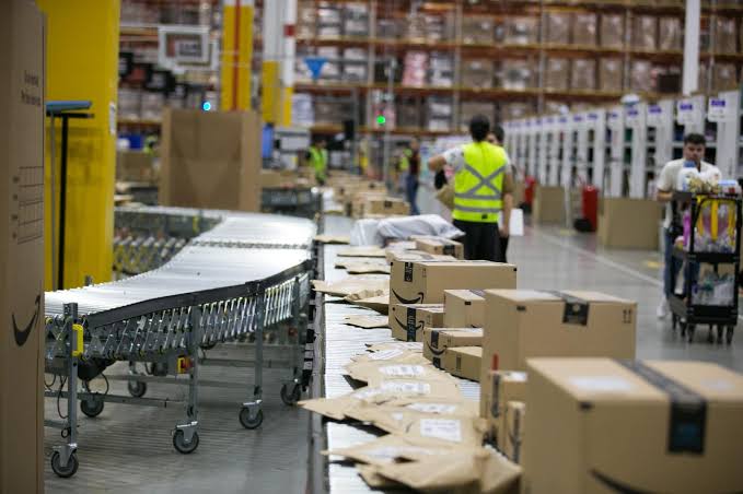 Amazon fulfillment center and corporate teams