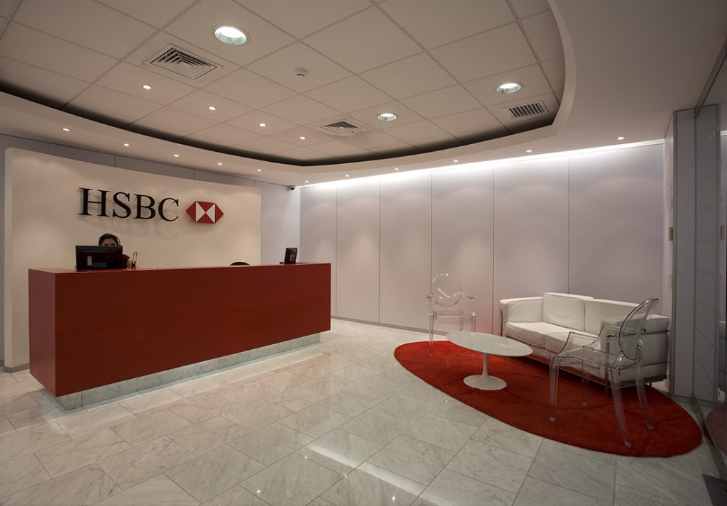 HSBC office environment